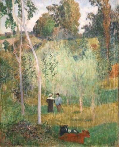 Conversazione nei campi da Paul Gauguin